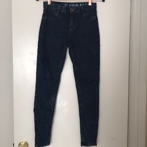 High waisted jegging jeans